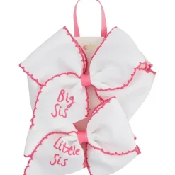 Mud Pie - Children's Girl White Sisters Bows Fashion