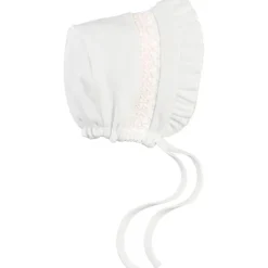 Mud Pie - Children's Pink Smocked Bonnet Discount