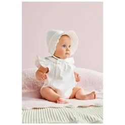 Mud Pie - Children's Pink Smocked Bonnet Discount