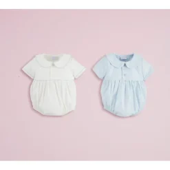 Mud Pie - Collared Poplin Baby Bubble Discount