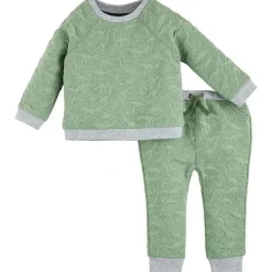 Mud Pie - Conjunto de calça Dino acolchoada para bebê menino Hot