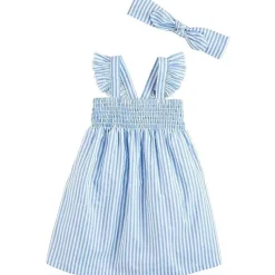 Mud Pie - Conjunto de vestido de verão e faixa para bebê menina Clearance