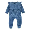 Mud Pie - Dorminhoco de Veludo Azul Sale