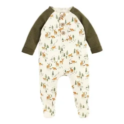 Mud Pie - Little Deer Ditsy Sleeper, 3-6 meses Fashion