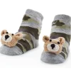 Mud Pie - Meias Camo Bear Rattle Toe, 0/12M Fashion