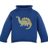 Mud Pie - Suéter infantil Dino Rollneck, 24 meses - 3T Hot