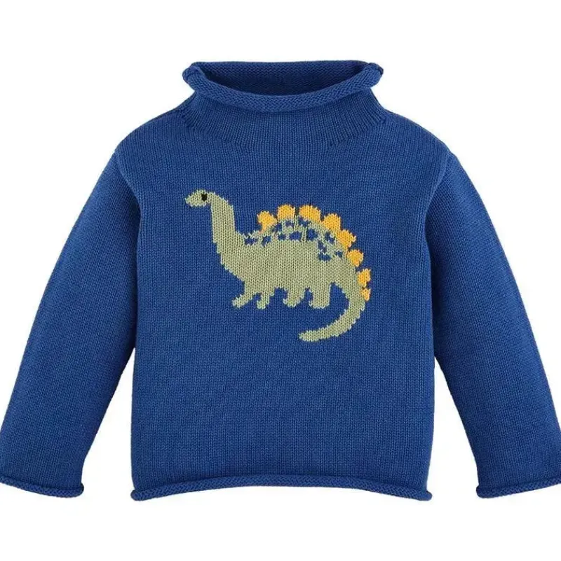 mud_pie__suter_infantil_d_SKUYKMi2ChA_0.webp Mud Pie - Suéter infantil Dino Rollneck, 24 meses - 3T Hot