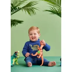 Mud Pie - Suéter infantil Dino Rollneck, 12 a 18 meses Fashion