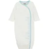 Mud Pie - Vestido Hello World Azul, 0/3M Clearance