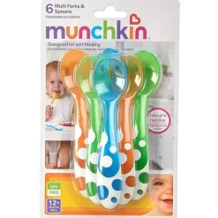 Munchkin Multi Garfos e Colher , Pacote com 6 Hot