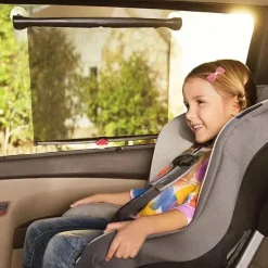 Brica Munchkin - 2Pk Sun Safety Cortina de rolo para janela de carro New