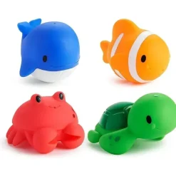Munchkin - Brinquedo de banho para bebê 4Pk Ocean Squirts Clearance