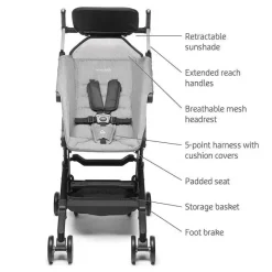 Munchkin - Carrinho Ultra Compacto Sparrow, Cinza Best