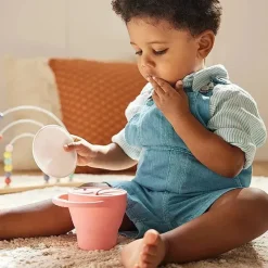 Munchkin - C'est Silicone! Snack Catcher® dobrável com tampa, coral Outlet