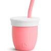 Munchkin - C'est Silicone! Taça de treino com palha, coral Best