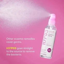 Munchkin - HYP03 No Rub Eczema Spray com hipocloroso, premiado 100% natural, sem esteróides, 600 sprays Hot