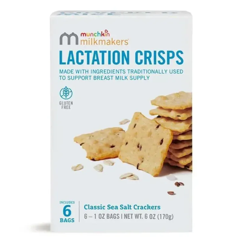 munchkin__milkmakers_lact_SKU44Cxnh15_0.webp Munchkin - Milkmakers Lactation Crisps para mães que amamentam, amamentam e bombeiam, sem glúten e feno-grego, sal marinho Discount