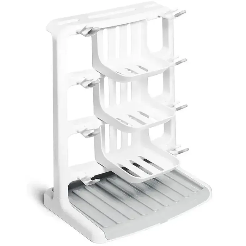 munchkin__rack_de_secagem_SKUMOmNwyHG_0.webp Munchkin - Rack de secagem de garrafas vertical para economia de espaço seco e arrumado para mamadeiras e acessórios, branco Fashion