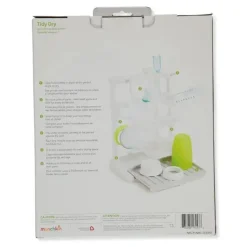 Munchkin - Rack de secagem de garrafas vertical para economia de espaço seco e arrumado para mamadeiras e acessórios, branco Fashion