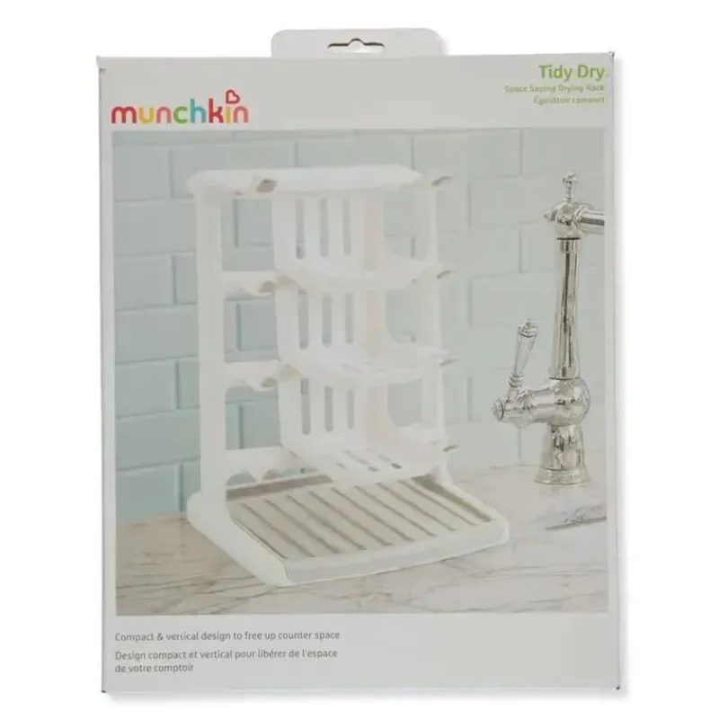 munchkin__rack_de_secagem_SKUMOmNwyHG_5.webp Munchkin - Rack de secagem de garrafas vertical para economia de espaço seco e arrumado para mamadeiras e acessórios, branco Fashion