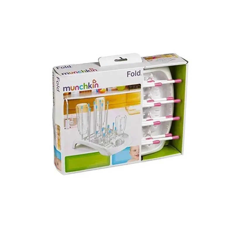 munchkin__rack_de_secagem_SKUoZGN8zh1_6.webp Munchkin - Rack de secagem de garrafas dobráveis (as cores podem variar) Outlet