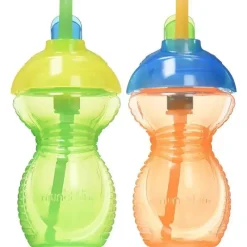 Munchkin Click Lock Flip Straw 2-Pack, 9 oz. As Cores Podem Variar Fashion