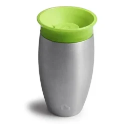 Munchkin Miracle Aço Inoxidável 360 Graus Sippy Cup, 10 oz, Cores podem variar, 1-Pack Discount