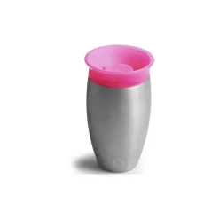 Munchkin Miracle Aço Inoxidável 360 Graus Sippy Cup, 10 oz, Cores podem variar, 1-Pack Discount