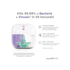Munchkin 59S Mini Esterilizador portátil Uv Sanitizer Fashion