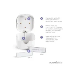 Munchkin 59S Mini Esterilizador portátil Uv Sanitizer Fashion