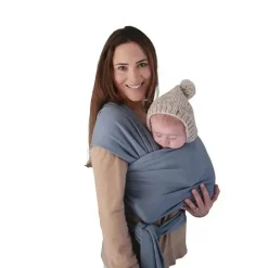 Mushie - 100% Algodão Orgânico Porta-Envoltórios para Bebês, Tradewinds Clearance