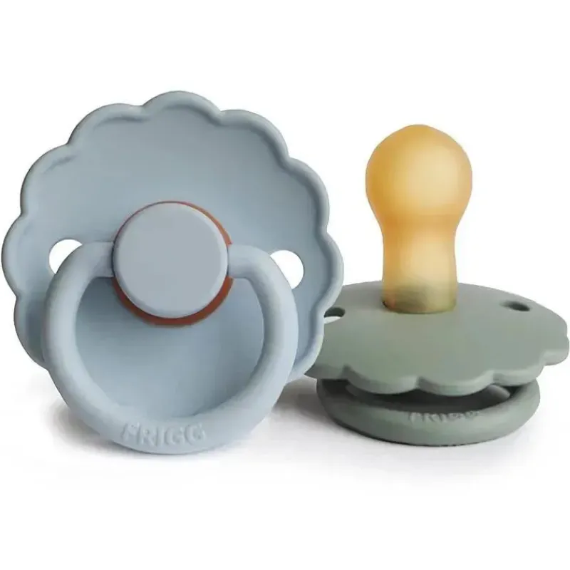 mushie___unidades_de_chup_SKU0s3lhW50_0.webp Mushie - 2 unidades de chupeta de borracha natural Frigg Daisy, azul pó/salvia, 0/6M New