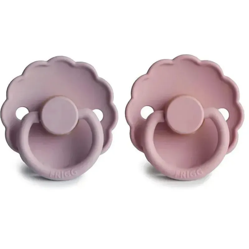mushie___unidades_de_chup_SKUw63DZe1l_1.webp Mushie - 2 unidades de chupeta de borracha natural Frigg Daisy, rosa bebê/lilás suave, 0/6M Sale
