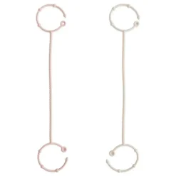 Mushie - Adjustable Silicone Strap 2-Pack, Blush/Shifiting Sand Online