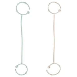Mushie - Adjustable Silicone Strap 2-Pack, Cambridge Blue/Shifiting Sand Sale