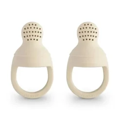 Mushie - Alimentador de alimentos frescos de silicone 2Pk, areia móvel Outlet