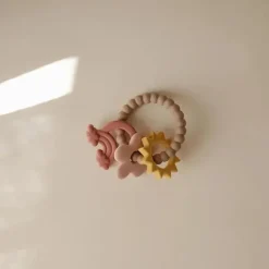 Mushie - Anel de dentição natural de silicone Fashion