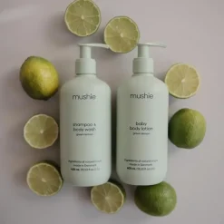 Mushie - Baby Lotion, Green Lemon 400 Ml New
