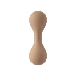 Mushie - Brinquedo chocalho de silicone para bebê, natural Outlet