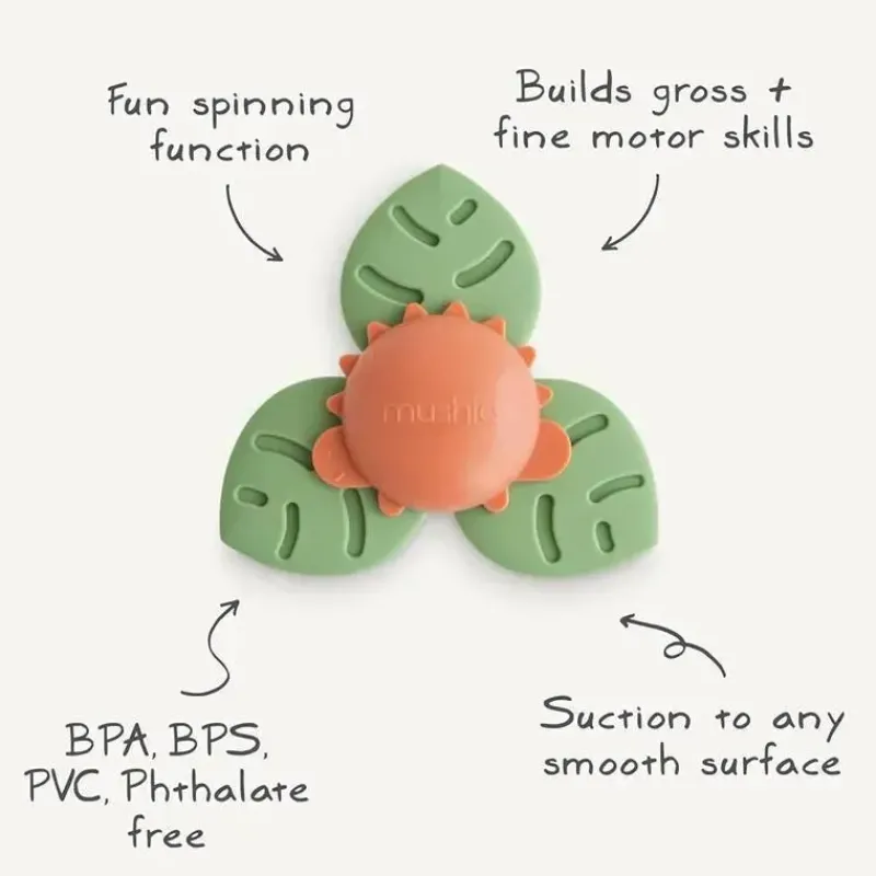 mushie__brinquedo_giratri_SKUoHa1o6IR_4.webp Mushie - brinquedo giratório de sucção Dino para banho e brincadeira Hot