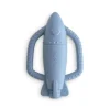 Mushie - Brinquedo mordedor de silicone para bebê com chocalho de foguete Discount
