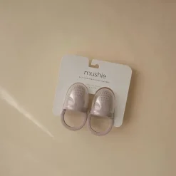 Mushie - Chupeta alimentadora de alimentos e frutas frescas para bebê de silicone 2Pk, lilás macio Sale