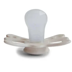 Mushie - Chupeta Anatômica de Silicone Borboleta Creme/Blush 2Pk, 6/18M Hot
