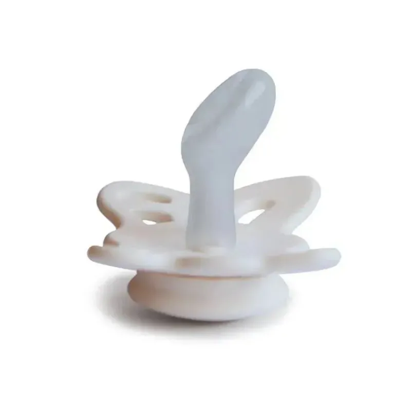 mushie__chupeta_anatmica__SKUUCxFcnCa_2.webp Mushie - Chupeta Anatômica de Silicone Borboleta Creme/Blush 2Pk, 0/6M New