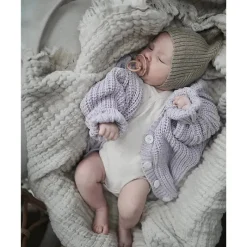 Mushie - chupeta de bebê de borracha natural 2 unidades Frigg Daisy, cappuccino/creme, 0/6M New