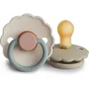 Mushie - chupeta de borracha natural 2Pk Frigg Daisy, arenito e algodão doce, 0/6M Online