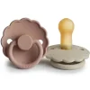 Mushie - chupeta de borracha natural 2Pk Frigg Daisy, blush/creme, 0/6M Sale