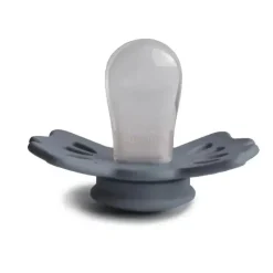 Mushie - chupeta de silicone simétrica 2Pk Sage/Great Grey Lucky, 0/6M Hot