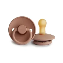 Mushie - Chupeta Frigg Natural Rubber Gold Rose Gold Discount