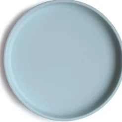 Mushie - Classic Silicone Suction Plate, Powder Blue Clearance